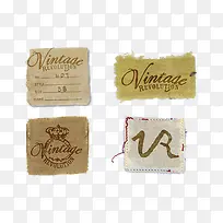 创意布贴复古标签-空若网 创意布贴复古标签-空若网
