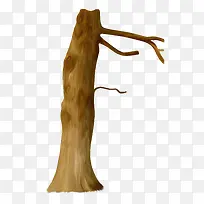 矢量手绘树干-空若网 矢量手绘树干-空若网