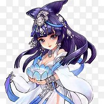 Q版古装可爱少女-空若网 Q版古装可爱少女-空若网