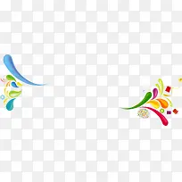 炸开的彩色烟花装饰-空若网 炸开的彩色烟花装饰-空若网