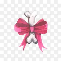 手绘骨头蝴蝶结图形-空若网 手绘骨头蝴蝶结图形-空若网