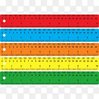 矢量彩色尺子-空若网 矢量彩色尺子-空若网