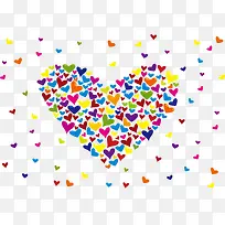彩色爱心-空若网 彩色爱心-空若网