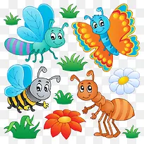 卡通昆虫-空若网 卡通昆虫-空若网