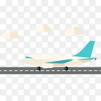 矢量飞机跑道素材-空若网 矢量飞机跑道素材-空若网