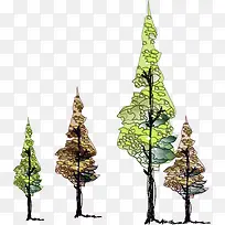 抽象树林-空若网 抽象树林-空若网