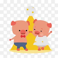卡通小猪PNG下载-空若网 卡通小猪PNG下载-空若网