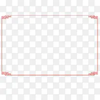 红色中国风边框素材-空若网 红色中国风边框素材-空若网