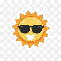 矢量卡通扁平化太阳-空若网 矢量卡通扁平化太阳-空若网