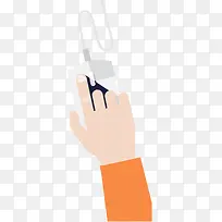 ppt素材之鼠标点击手-空若网 ppt素材之鼠标点击手-空若网