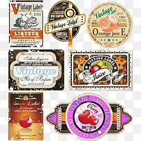 矢量食物花圈-空若网 矢量食物花圈-空若网