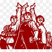 手绘插画军人效果图-空若网 手绘插画军人效果图-空若网