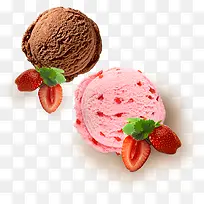 创意合成草莓冰激凌-空若网 创意合成草莓冰激凌-空若网