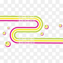 时尚彩色条形圆点纹理矢量-空若网 时尚彩色条形圆点纹理矢量-空若网