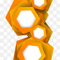 橙色棱角图案-空若网 橙色棱角图案-空若网