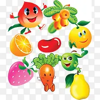 水果精灵卡通图-空若网 水果精灵卡通图-空若网