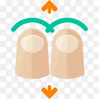 手指图标-空若网 手指图标-空若网