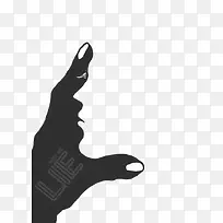 黑白手指人脸创意书刊封面-空若网 黑白手指人脸创意书刊封面-空若网