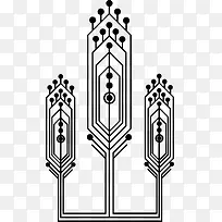 创意电路板圆-空若网 创意电路板圆-空若网