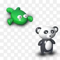 3D卡通小动物-空若网 3D卡通小动物-空若网