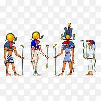 埃及古代人插画图片[-空若网 埃及古代人插画图片[-空若网