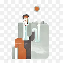 卡通扁平化男人-空若网 卡通扁平化男人-空若网