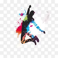 喷墨时尚人物剪影创意-空若网 喷墨时尚人物剪影创意-空若网