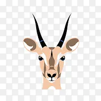 扁平化手绘鹿-空若网 扁平化手绘鹿-空若网