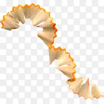 橙色长条铅笔屑-空若网 橙色长条铅笔屑-空若网