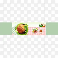 桌子食物清新背景banner-空若网 桌子食物清新背景banner-空若网