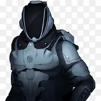 黑色蒙面创意武士-空若网 黑色蒙面创意武士-空若网