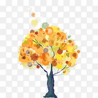 卡通树日系插画-空若网 卡通树日系插画-空若网