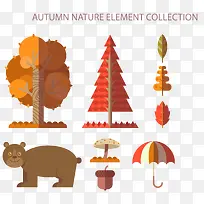 动物扁平化自然矢量-空若网 动物扁平化自然矢量-空若网