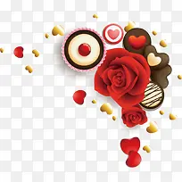 红玫瑰爱心蛋糕-空若网 红玫瑰爱心蛋糕-空若网