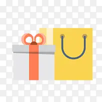 矢量礼盒手提袋素材-空若网 矢量礼盒手提袋素材-空若网