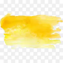 黄色水彩效果-空若网 黄色水彩效果-空若网