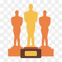 矢量电影奖杯素材-空若网 矢量电影奖杯素材-空若网