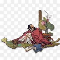 中国画 酒文化插画-空若网 中国画 酒文化插画-空若网