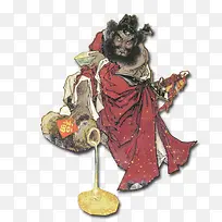 中国画 酒文化插画-空若网 中国画 酒文化插画-空若网