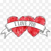 双心爱心图案-空若网 双心爱心图案-空若网