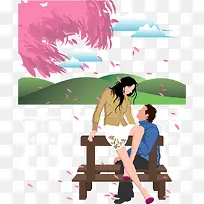 ʱ��Ů�Բ廭ʸ��ͼ-������