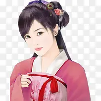 手绘小家碧玉美女-空若网 手绘小家碧玉美女-空若网