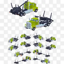 树林运输卡车-空若网 树林运输卡车-空若网