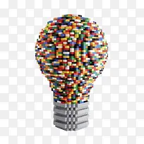 彩色灯泡-空若网 彩色灯泡-空若网