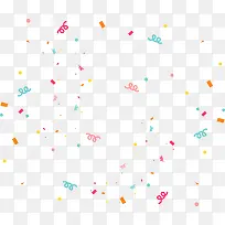 圣诞节新年元素效果碎纸-空若网 圣诞节新年元素效果碎纸-空若网