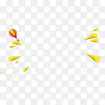 漂浮三角形折纸素材-空若网 漂浮三角形折纸素材-空若网