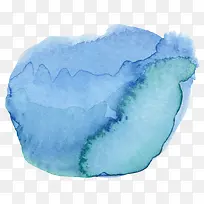 蓝色水彩效果-空若网 蓝色水彩效果-空若网