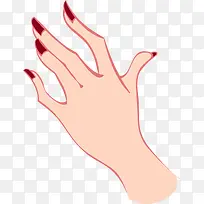 矢量手绘手指-空若网 矢量手绘手指-空若网