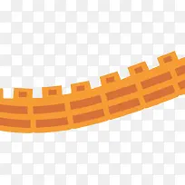 橙色城墙-空若网 橙色城墙-空若网