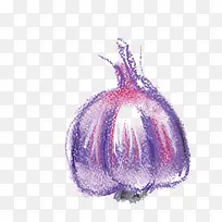 蜡笔画矢量大蒜头-空若网 蜡笔画矢量大蒜头-空若网